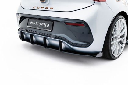 Spoiler zadního nárazníku Street pro + flaps Cupra Born Mk1 červený