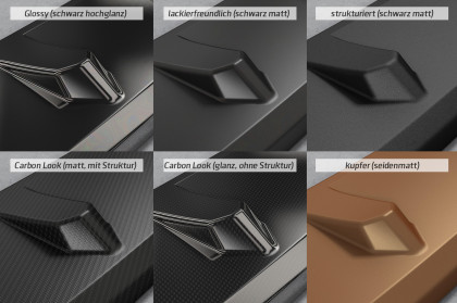 Heckscheibenblende mit ABE für Mercedes Benz W201 / 190er HSB135-G