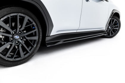 Prahové lišty Subaru WRX STI Mk2 černý lesklý plast