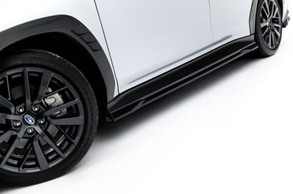 Prahové lišty Subaru WRX STI Mk2 černý lesklý plast