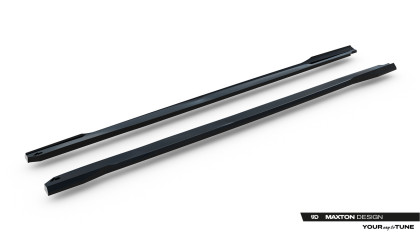 Prahové lišty Subaru WRX STI Mk2 černý lesklý plast