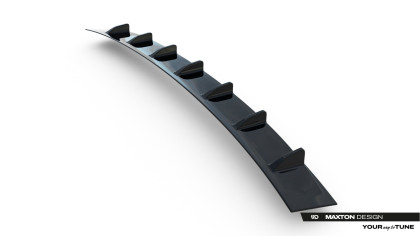 Prodloužení střechy Subaru WRX STI Mk2 černý lesklý plast