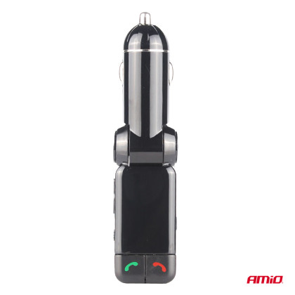 FM transmitter 2×USB-A 12V 24V AMIO-04650