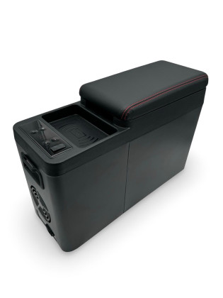 Multifunkční středová konzole pro VW T5 / T6 / T6.1 a chladničkou USB, 12V