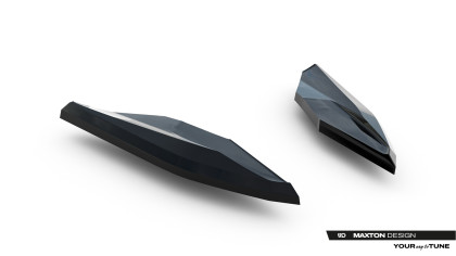 Splittery zadní boční BMW X1 M35i U11 černý lesklý plast