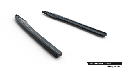 Splittery zadní boční Audi A6 Sedan / Avant C8 / C8 Facelift černý lesklý plast