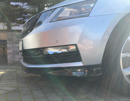Spoiler pod přední nárazník - podspoiler TFB Škoda Octavia III FL  2017-2020