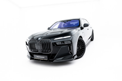 Spojler pod nárazník lipa V.4 BMW 7 M-Pack / M760e / i7 M-Pack G70 černý lesklý plast