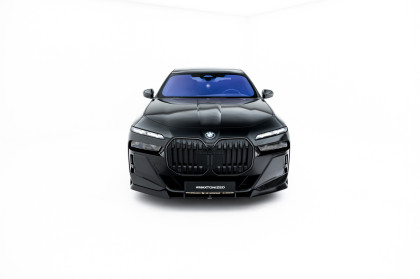 Spojler pod nárazník lipa V.4 BMW 7 M-Pack / M760e / i7 M-Pack G70 černý lesklý plast