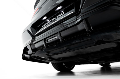 Spoiler zadního nárazníku V.2 BMW 7 M-Pack G70 černý lesklý plast