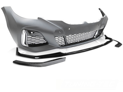 Přední nárazník pro BMW G20/G21 2019-2022, PDC, M340 style - carbon look