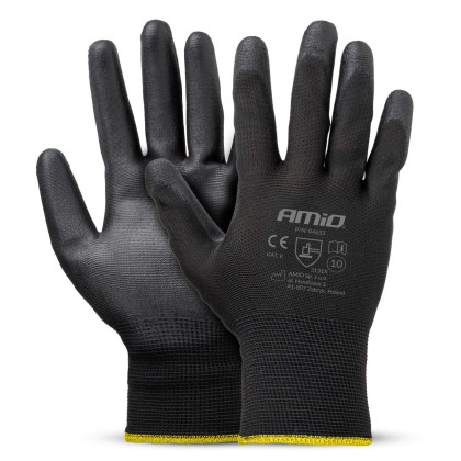 Ochranné rukavice polyuretanové, velikost 10 (2 páry), třída 3131X – AMiO-04633