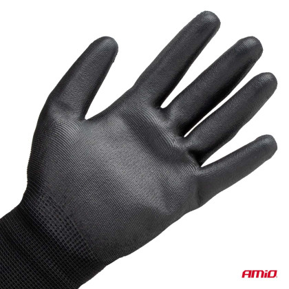 Ochranné rukavice polyuretanové, velikost 10 (2 páry), třída 3131X – AMiO-04633