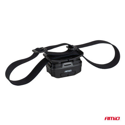 Čelovka LED 2xXPG+10SMD 1800mAh SUPER BRIGHT (BATT) AMIO-04668