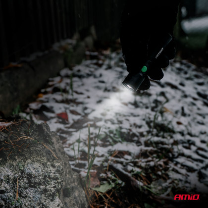 LED kontrolní lampa 2xP50 1000mAh (BATT) AMIO-04671