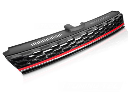 Maska bez znaku pro VW GOLF VII  2017-2019 GTi style - černá lesklá