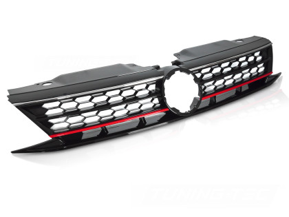 Maska pro VW JETTA  2014-2018 GLi style - černá lesklá