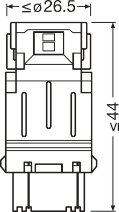 Žárovka OSRAM 3157DRP-2BL P27/7W 12V 1.4W LEDRIVIN červená