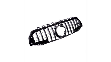 Maska pro Mercedes-Benz A W177 2018-2023 GT style, bez kamery - černá lesklá