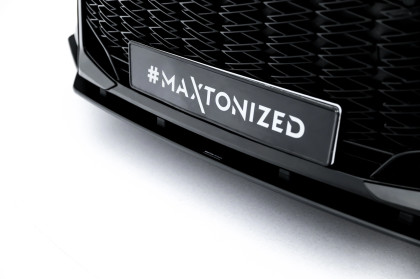 Street pro spoiler pod nárazník lipa + flaps Lexus IS 500 Mk3 Facelift 2 (XE30) černý