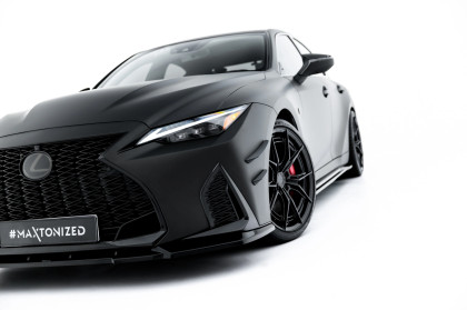 Spojler pod nárazník lipa V.1 Lexus IS 500 Mk3 Facelift 2 (XE30) černý lesklý plast