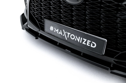 Spojler pod nárazník lipa V.1 Lexus IS 500 Mk3 Facelift 2 (XE30) černý lesklý plast