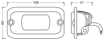 Pracovní světlo LED OSRAM WL VX100-F