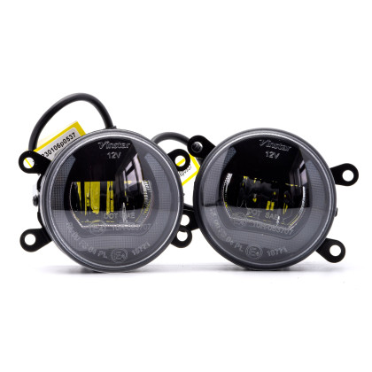 DUOLIGHT DL23 LED Světla Pro Denní Svícení s Mlhovkami Dacia