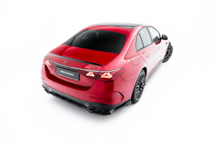 Spoiler zadního nárazníku Mercedes-AMG E53 Sedan / Kombi W214 černý lesklý plast