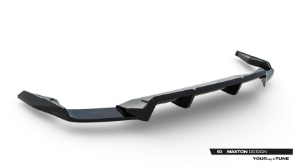 Spoiler zadního nárazníku Audi SQ7 Mk2 Facelift 2 černý lesklý plast