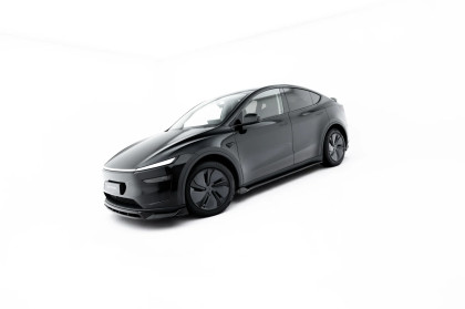 Prahové lišty Tesla Model Y Mk1 Facelift černý lesklý plast