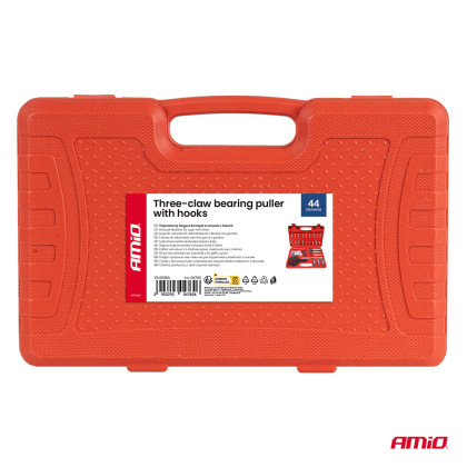 Sada tříramenného stahováku ložisek s háky 44 prvky AMIO-04760