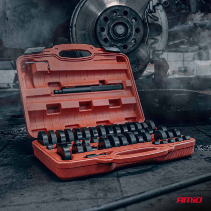 Sada nářadí pro montáž a demontáž pouzder, ložisek a těsnění 52 prvky AMIO-04771