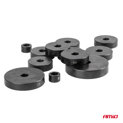 Sada nářadí pro montáž a demontáž pouzder, ložisek a těsnění 52 prvky AMIO-04771