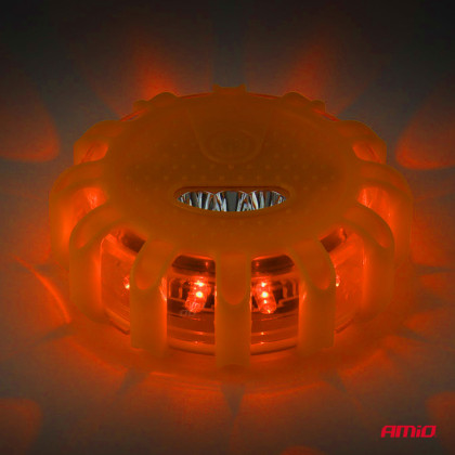 Nouzové svítidlo LED 3xAAA IP65 12SMD + 3SMD AMIO-04828