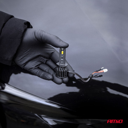 LED žárovky hlavního svícení Série F25 SILVER FULL CANBUS H3 52W 12V 24V AMIO-04702