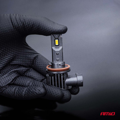 LED žárovky hlavního svícení Série F25 SILVER FULL CANBUS H8/H9/H11/H16 62W 12V 24V AMIO-04705