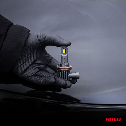 LED žárovky hlavního svícení Série F25 SILVER FULL CANBUS H8/H9/H11/H16 62W 12V 24V AMIO-04705