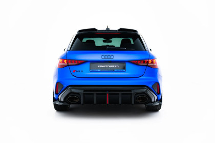 Splittery zadní boční V.2 Audi RS3 Sportback 8Y Facelift černý lesklý plast