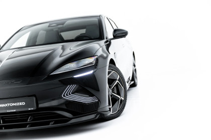 Spojler pod nárazník lipa BYD Seal Mk1 černý lesklý plast