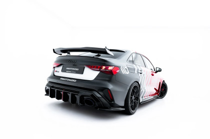 Splittery zadní boční V.1 Audi RS3 Sedan 8Y Facelift černý lesklý plast