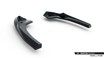 Splittery zadní boční V.1 Audi RS3 Sedan 8Y Facelift černý lesklý plast