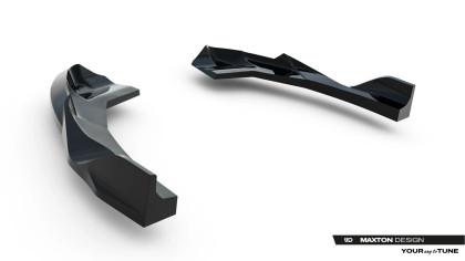 Splittery zadní boční V.2 Audi RS3 Sedan 8Y Facelift černý lesklý plast