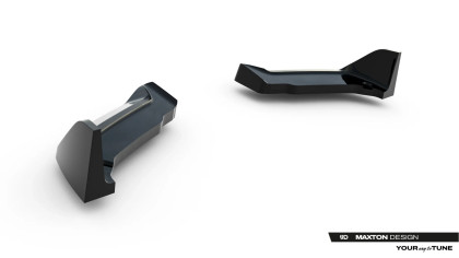 Splittery zadní boční V.2 Toyota GR Yaris Mk4 Facelift černý lesklý plast