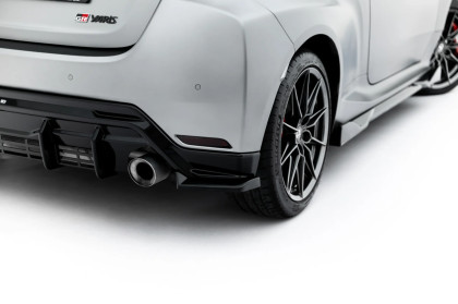 Splittery zadní boční V.3 Toyota GR Yaris Mk4 Facelift černý lesklý plast