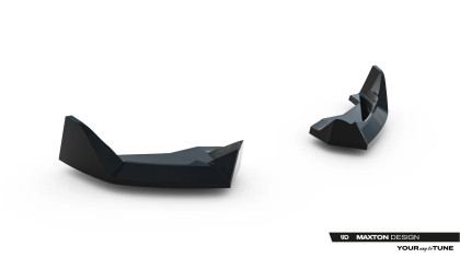 Splittery zadní boční V.4 Toyota GR Yaris Mk4 Facelift černý lesklý plast