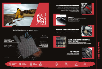 Gumové koberce FROGUM pro Volkswagen Transporter T5/T6 2003-2019 2.řada