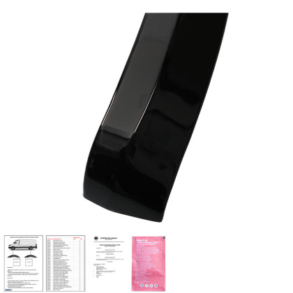 Plastové lemy blatníků pro VW Transporter T5 T5.1 2003-2015 (SV / RD) (10ks) (černý lesk)