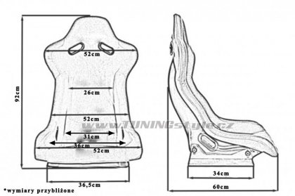 Sportovní sedačka CUGA BRIDE BLACK