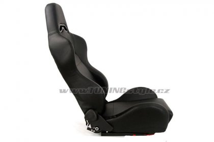 Sportovní sedačka kožená DRAGO Black